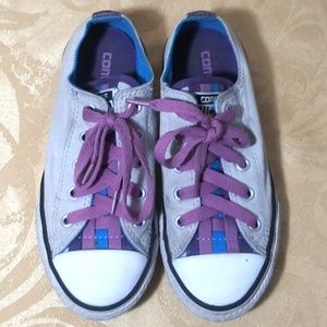 Converse Shoes Light Gray, Lavender, Purple, Blue